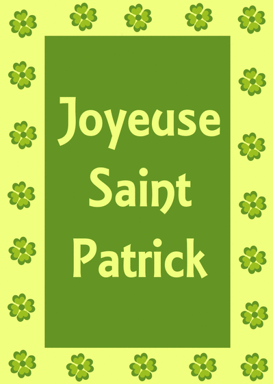 Joyeuse Saint Patrick